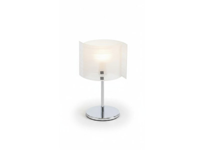 Moderna lámpara de mesa blanca, lujosa lámpara de iluminación candelabro elegante.