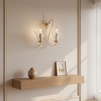 Diseño de lámpara de pared de lujo, aplique de pared, lámpara de pared, lámpara de pared de cristal nueva