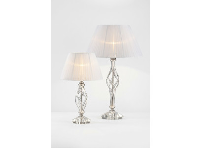Lámpara de mesa estilo antiguo lámpara de mesa con cristal, lámpara de araña.