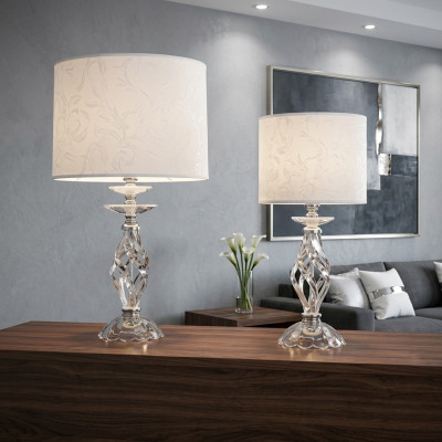 Lámpara de mesa estilo antiguo lámpara de cristal lámparas luces nuevas
