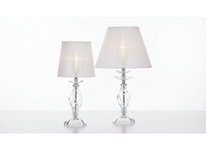Diseñador lámpara de pie de cristal blanco estilo antiguo de araña lámpara de mesa.