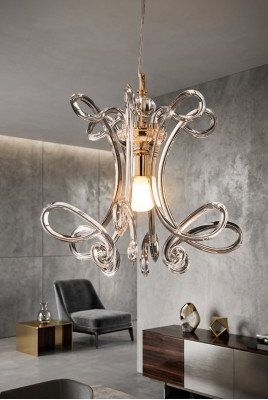 Lámpara de techo de lujo, candelabro, lámpara de techo, lámpara de araña, lámpara de cristal.