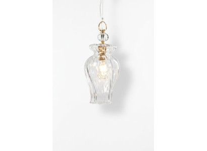 Lámpara de cristal de lujo, lámpara de techo elegante, lámpara de techo Siros nueva.