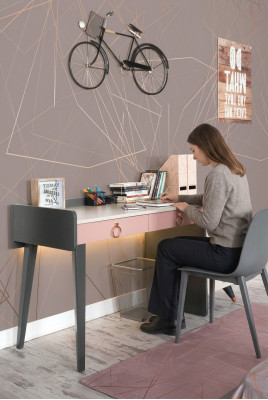 Escritorio de secretaría de diseño de muebles de escritura de lujo Escritorios de madera de alta calidad.
