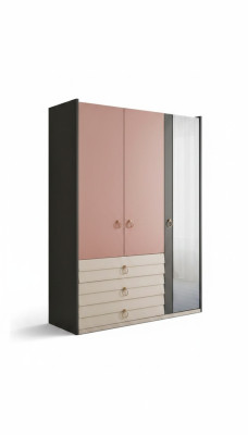Moderno armario de lujo armario de madera armarios de vidrio dormitorio nuevo.