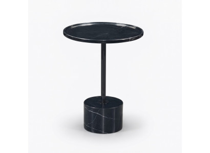 Mesa auxiliar de mármol negro, mesa de centro, cómoda de dormitorio, mesas nuevas.