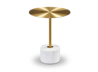 Mesa de centro, cómoda de dormitorio, mesas de metal, modernas, doradas, mesa auxiliar.