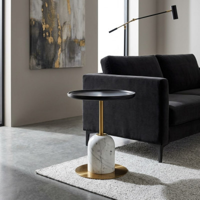 Mesa de centro de diseño Mesa auxiliar Mesa de sala de estar Muebles Mesas redondas nuevas