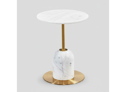 Mesa auxiliar de mármol de alta calidad, moderna, mesa de centro, para sala de estar.