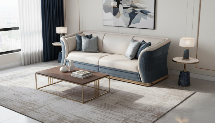 Sofás de cuero artificial conjunto de sofá de salón Diseño Sofás modernos Sofá de 2 plazas