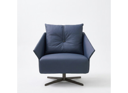 Silla asiento sala de estar azul Diseño moderno Lujo Mobiliario de asiento Relax Club nuevo