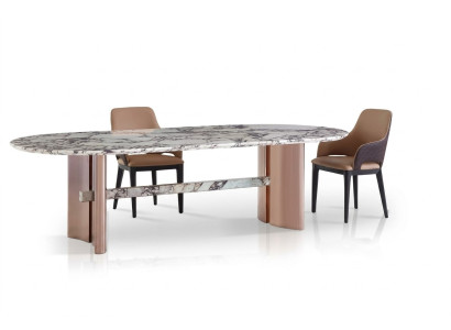 Muebles de comedor de acero inoxidable mesa de comedor ovalada diseño de mesa de comedor mesas de diseño muebles de lujo.