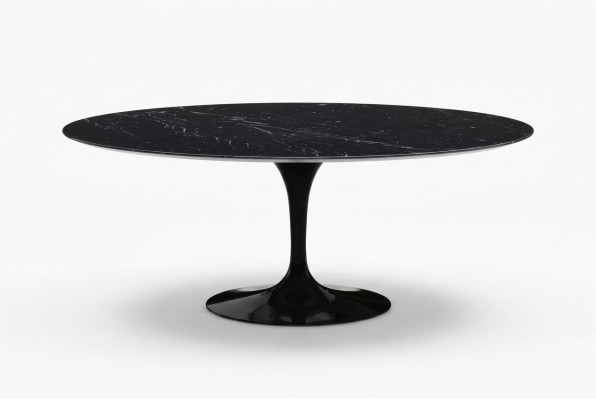 Muebles de comedor Mesa de comedor Negra Diseño de mesa Mesas Muebles de lujo Redonda Nuevo