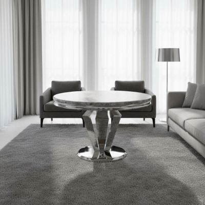 Mesa de comedor de lujo Mesa redonda Mesa de comedor Diseño de mesas Redondo