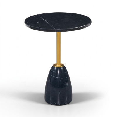 Mesa elegante negra mesa auxiliar mesa de café cómoda de dormitorio mesas