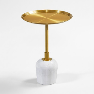 Mesa de café redonda con estilo, de alta calidad. Mesa auxiliar de diseño nueva.