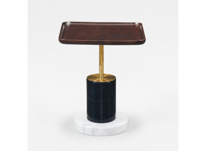 Mesa auxiliar rectangular de diseño moderno, mesa de café, mesas redondas
