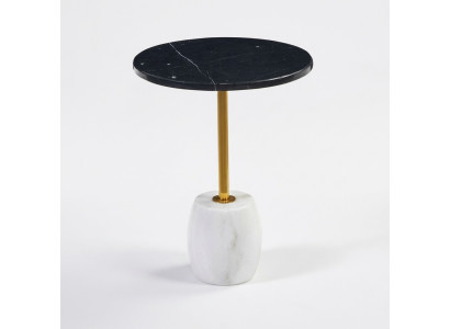 Lujo mesa de mármol muebles de sala de estar diseño redondo mesa de centro estilo