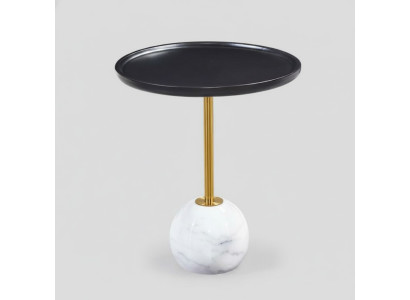Mesa de centro moderna Mesa auxiliar redonda Mesa de lujo para sala de estar.