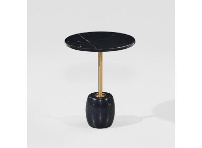 Mesa de centro negra de lujo, diseño de sala de estar, mesas auxiliares