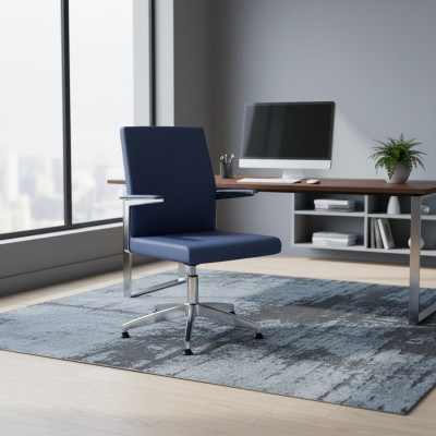 Silla de juego moderna azul Silla de oficina Silla de escritorio Silla giratoria Silla ejecutiva Nueva
