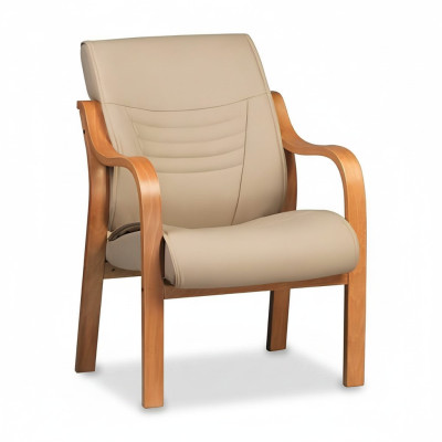 Silla de cuero artificial diseño silla beige sillas silla de comedor silla de oficina.