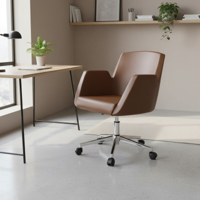 Silla de oficina marrón Silla de juego Silla de oficina Silla giratoria Silla de escritorio Silla ejecutiva