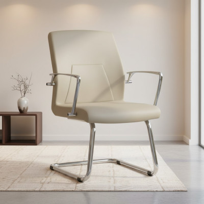 Silla de oficina blanca Silla de escritorio Silla giratoria Muebles de oficina Mobiliario de oficina Asiento nuevo
