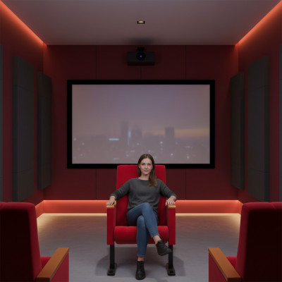 Diseñador Silla de lujo roja 1 plaza Sillón moderno Tela Muebles de madera