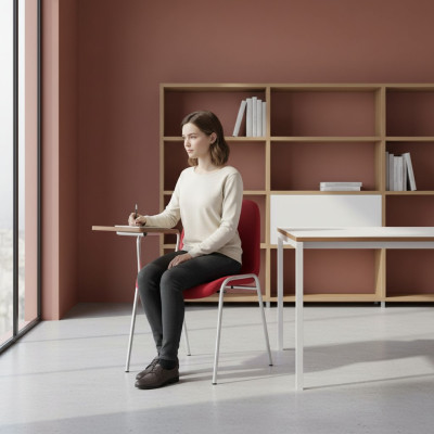 Silla de oficina, silla de lujo, silla de oficina, silla de jefe, textil nuevo, silla de diseñador, muebles de metal.