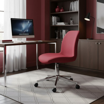 Silla de oficina roja Silla de lujo Silla de oficina Silla de jefe Nueva Tela Silla de diseñador Muebles