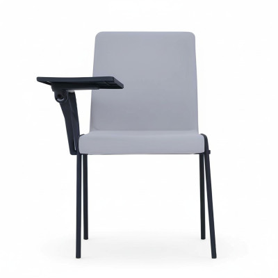 Moderno sillón de alta calidad, diseño elegante, sillón gris, silla de oficina nueva.