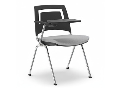 Elegante silla gris Silla moderna Diseño de alta calidad Silla de oficina nueva