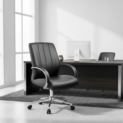Silla de cuero artificial giratoria para computadora muebles silla de oficina silla ejecutiva