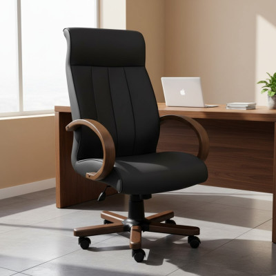 Sillas de ordenador Sillones de dirección Butacas Cuero artificial Acolchado Silla de oficina Giratoria Nuevo