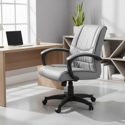Silla de oficina de lujo tapizada de lujo, sillas giratorias de oficina de diseñador.