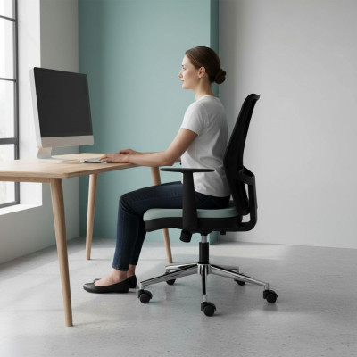 Silla de oficina para juegos de una sola plaza, silla de oficina, silla de escritorio, silla giratoria, sillón ejecutivo.