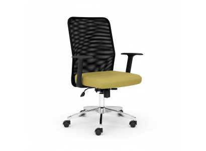 Silla tapizada giratoria de tela para computadora, silla de oficina, silla ejecutiva.