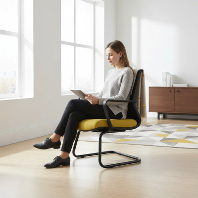 Silla de oficina de lujo Silla de oficina moderna Silla de jefe Nueva Silla de tela