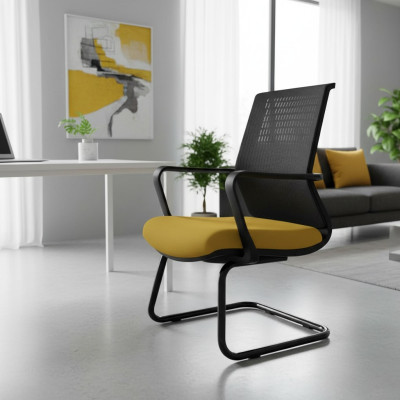 Silla de oficina de lujo Silla de oficina moderna Silla de jefe Nueva Silla de tela