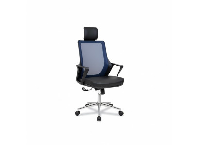 Sillón de cuero artificial acolchado giratorio Sillas de ordenador Muebles Silla de oficina Silla ejecutiva
