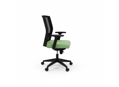 Sillas de oficina de lujo verdes, sillas de ordenador acolchadas, muebles de silla de escritorio.