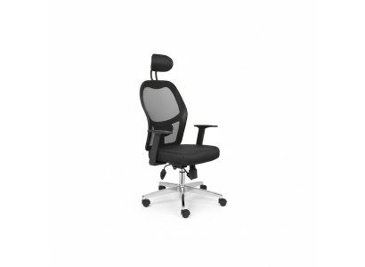 Sillas de oficina de lujo negras acolchadas Silla de ordenador giratoria Muebles Silla de oficina