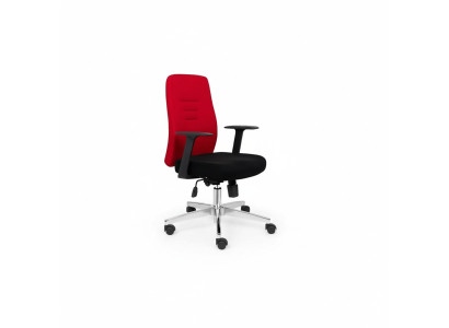 Silla de oficina roja Silla de juego Tela Silla de oficina Silla giratoria Jefe Nuevo Sillón