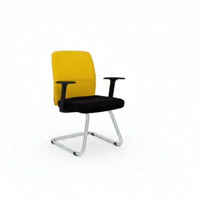 Sillas tapizadas de lujo modernas amarillas. Muebles de diseñador, tela, sillón nuevo.