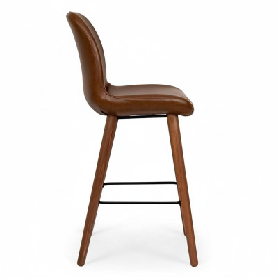 Silla de comedor de lujo marrón Silla Diseño Silla Silla de respaldo Muebles Silla de madera Nuevo