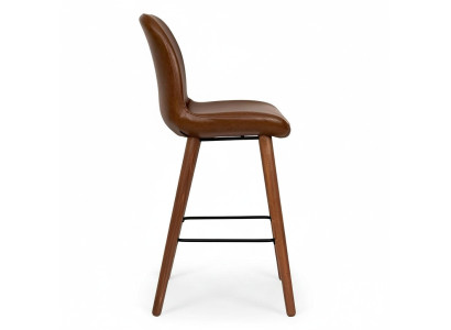 Silla de comedor de lujo marrón Silla Diseño Silla Silla de respaldo Muebles Silla de madera Nuevo