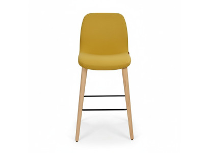 Silla de comedor de lujo amarilla sillas diseño silla silla de madera nueva