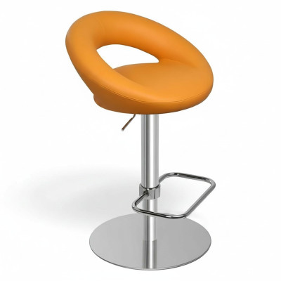 Taburete de bar Silla de bar Naranja Diseño Textil Taburetes Sillas de bar Taburete Nuevo