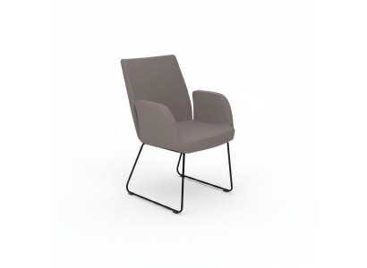 Silla de oficina de lujo, silla de oficina nueva de tela y diseño de metal.